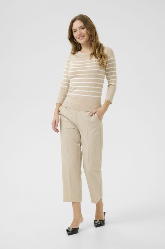 KAFFE - Lizza - Gebreide Trui - Zacht - Driekwartmouwen