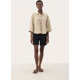 Blouse - Effen - Viscose - Driekwart Mouw - Normale Pasvorm