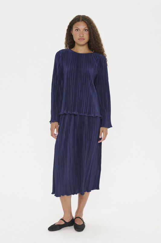 SAINT TROPEZ Rok ' ZuniSZ'  nachtblauw