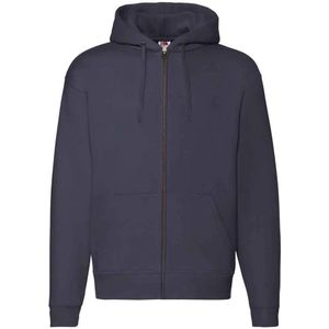 Fruit of the Loom Unisex Adult Premium Full Zip Hoodie (Deep Navy)