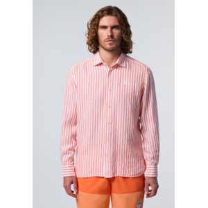 North Sails Overhemd Linnen met brede streep