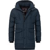 Alessandro Salvarini - AS285 - Heren Winterjas - Waterafstotend - Met Teddyvoering en Afneembare Capuchon