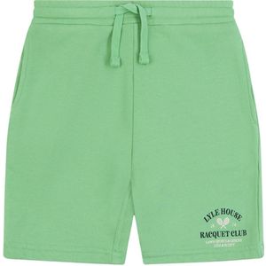 Lyle & Scott Kinderen/Kinderen Racquet Club Grafisch Sweatshort (Groen)