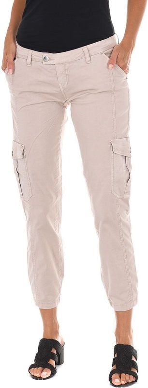 MET - Lange Broek - Beige - Dames - Katoen