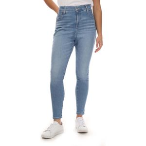 Dames Levis 720 Plus Super Skinny Jeans met hoge taille in Denim