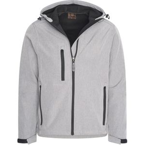 Cappuccino Italia Outdoorjas Softshell Hood Jacket Grijs Grijs