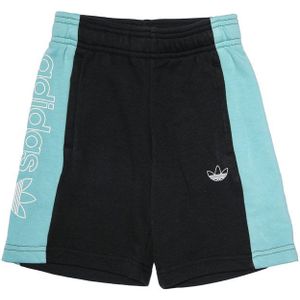 adidas Originals - Panel Shorts - Zwart Blauw - Junior Korte Broeken