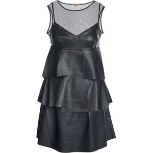 Liu Jo - I19070E0535 - Jurk - Nauwsluitend - Transparante Mesh Top