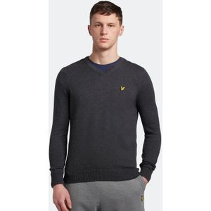 Lyle & Scott - Merinotrui - Grijs - V-hals