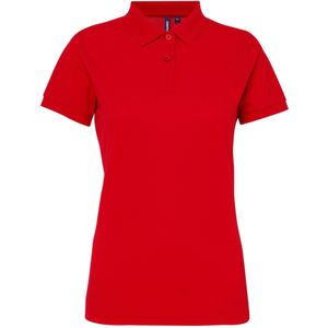 Asquith & Fox Dames/dames Performance Blend Poloshirt met korte mouwen (Kersenrood)