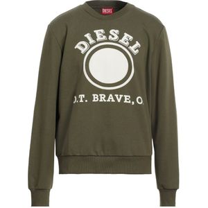Diesel - Dot-logo - Sweatshirt - Groen