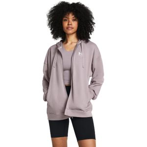 Under Armour - Rival Terry - Hoodie - Grijs - Oversized Full-Zip