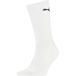 Puma Unisex Sportsokken voor volwassenen (set van 3 stuks) (Wit)