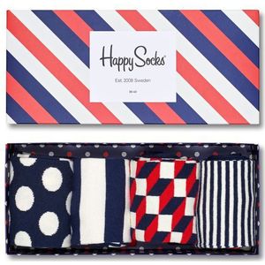 Happy Socks Sokken Big Dot 4-Pack Gift Box Multi - Maat 36-39