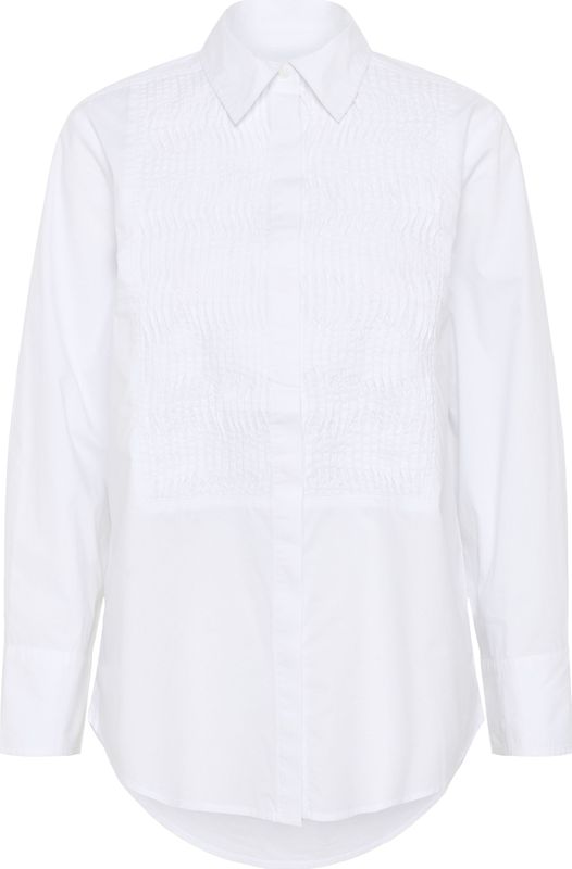 Part Two, Dames, Blouses & Shirts, Wit, Maat: S Katoen,