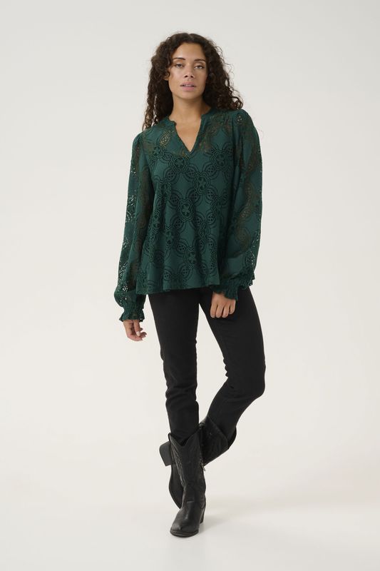 CULTURE - Olu - Damesblouse - Elegant - Licht uitlopende mouwen