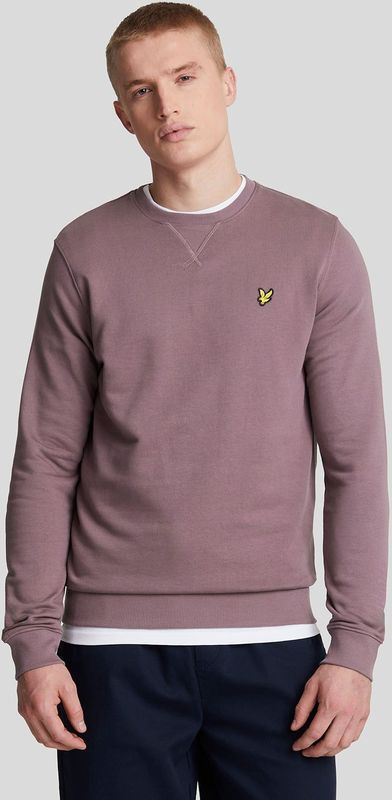 Lyle & Scott merk Highland Mauve paars pull-over sweatshirt