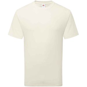 Fruit of the Loom Katoenen uniseks T-shirt voor volwassenen (Natuurlijk)