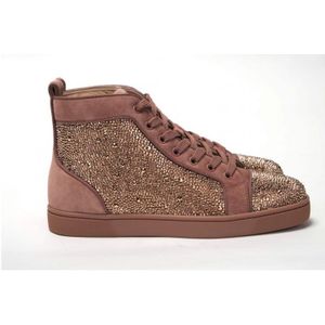 Swarovski Kristal Suede Hoge Sneaker