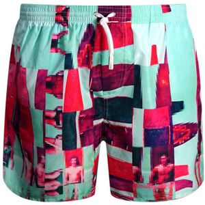 Dsquared2 Abstract Design Blue Short Swim Shorts