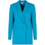 Liu Jo - Tussenjas - Blauw - Double-breasted Ontwerp - Hoogwaardige Stof