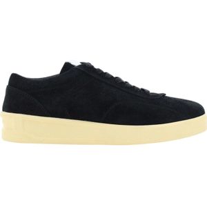 Jil Sander - Leren Sneakers - Zwart - Heren - Geperforeerd Detail