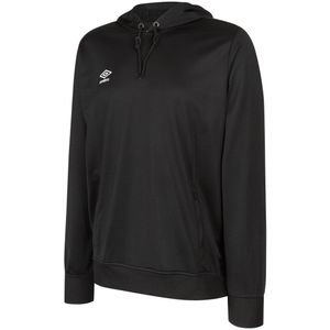 Umbro Heren Club Essential Polyester Hoodie (Zwart)