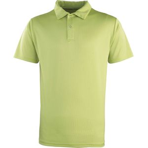Premier Unisex Coolchecker Studded Plain Polo Shirt (Kalk)