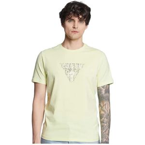 Guess Geo Triangle Logo-T-shirt Voor Heren - Maat M