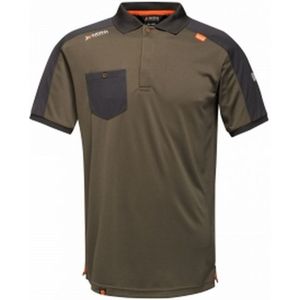 Regatta Heren Offensief Polo Shirt (Donkere Khaki) - Maat L