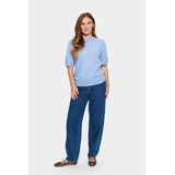 Saint Tropez - Zanettsz Ss Pullover - Gebreid - Hydrangea Melange - 80% Polyester