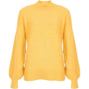 Silvian Heach - Stijlvolle Turtleneck - Geel - Dames - Katoen