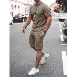 2-delig Kort Set Casual Outfit