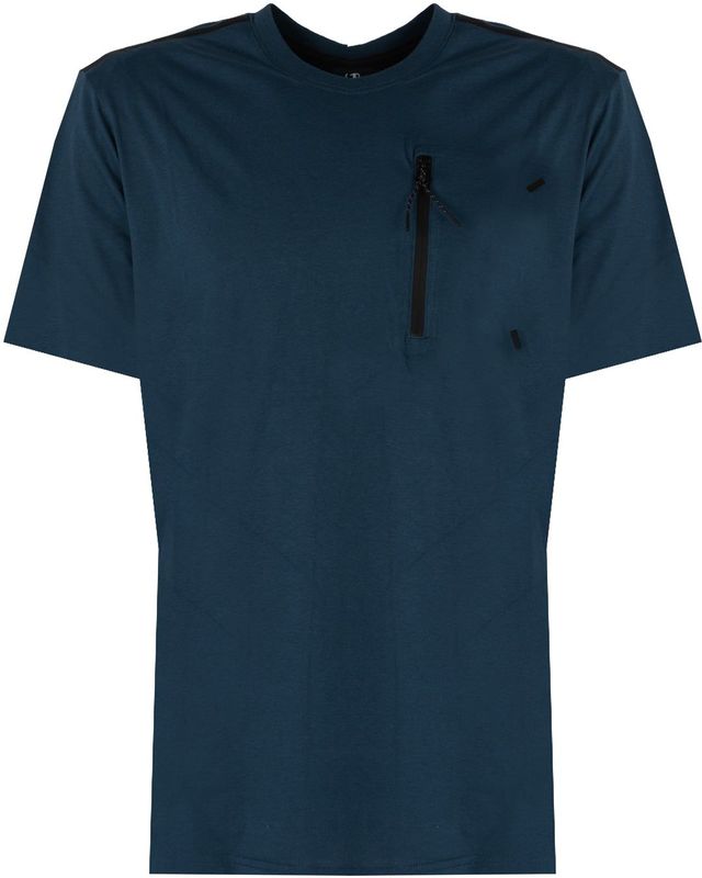 Champion - Klassiek Ronde Hals T-Shirt - Blauw - Heren