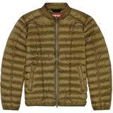 Diesel - Gewatteerd Jack - Groen - 100% Polyester