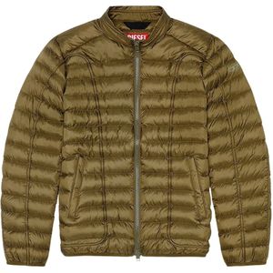 Diesel - Gewatteerd Jack - Groen - 100% Polyester