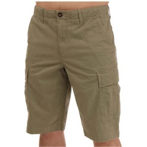 Men's Timberland Outdoor Relaxed Cargo Shorts in Green