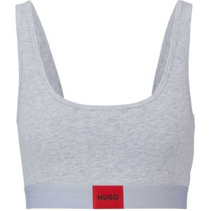 Hugo Dames/Dames Red Label Logo Bralette (Grijs)