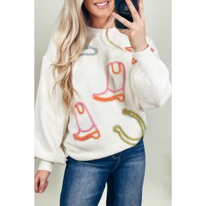 Cowboylaarzen Grafische Trui