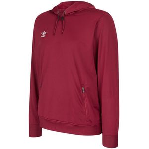 Umbro Heren Club Essential Polyester Hoodie (Nieuw Claret)