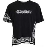 Dolce & Gabbana - T-shirt - Zwart - Korte Mouwen - Regular Fit - 100% Katoen