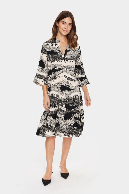 Saint Tropez, Dames, Jurken, Veelkleurig, Maat: L