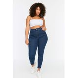 Trendyol Vrouwen Hoge taille Mager Grote maten jeans