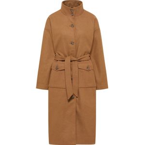 DreiMaster - Overgangsjas - Zand - Wolmix - Dames