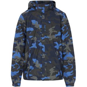 Mo - Jas - Blauw - Heren - Met Capuchon - Camouflagepatroon