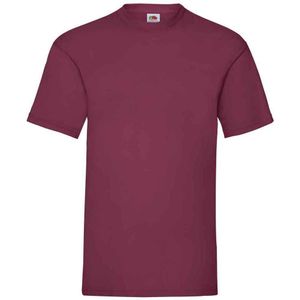 Fruit of the Loom Heren Valueweight T-Shirt (Bourgondië)