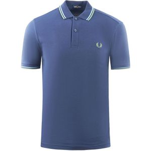 Fred Perry Twin Tipped M3600 P26 Navy Blue Polo Shirt - Maat S