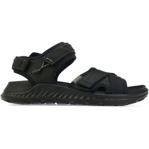 Ecco Exowrap Sandalen Voor Heren, Zwart - Maat 44