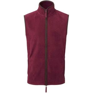 Premier Heren Artisan Fleece Gilet (Bourgogne/Bruin)