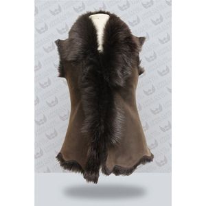 Toscana - Denver - Korte Damesbodywarmer - Schapenvacht